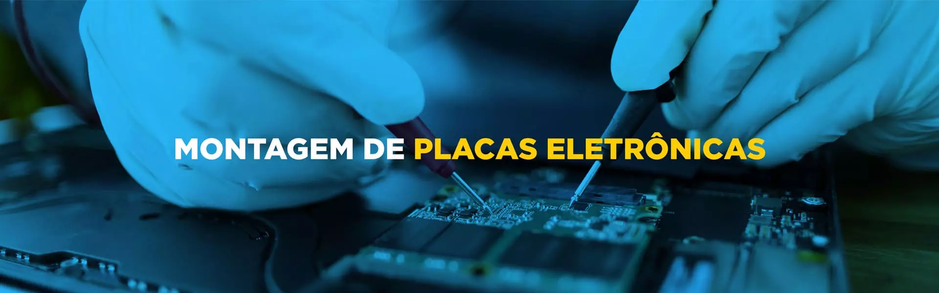 montagem de placas eletronicas